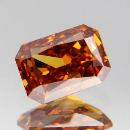 fancy deep brownish yellowish orange Diamond 0.437ct
