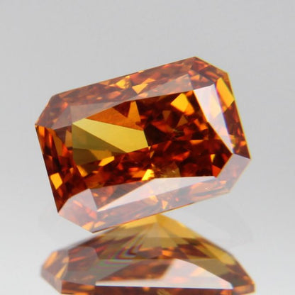 fancy deep brownish yellowish orange Diamond 0.437ct